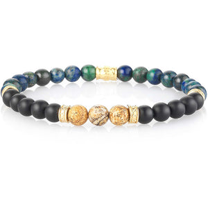 Bracciale Uomo in Argento Giallo Stone Michael Gerba Gioielli