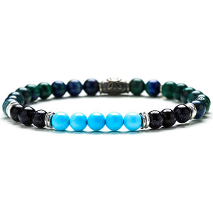 Bracciale Uomo in Argento Stone Capri Sea Gerba Gioielli