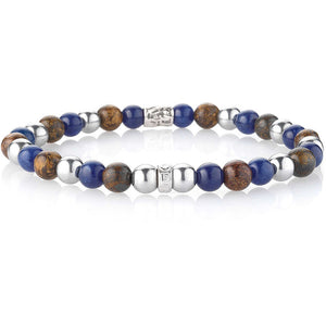 Bracciale Uomo in Argento Stone Javier Gerba Gioielli
