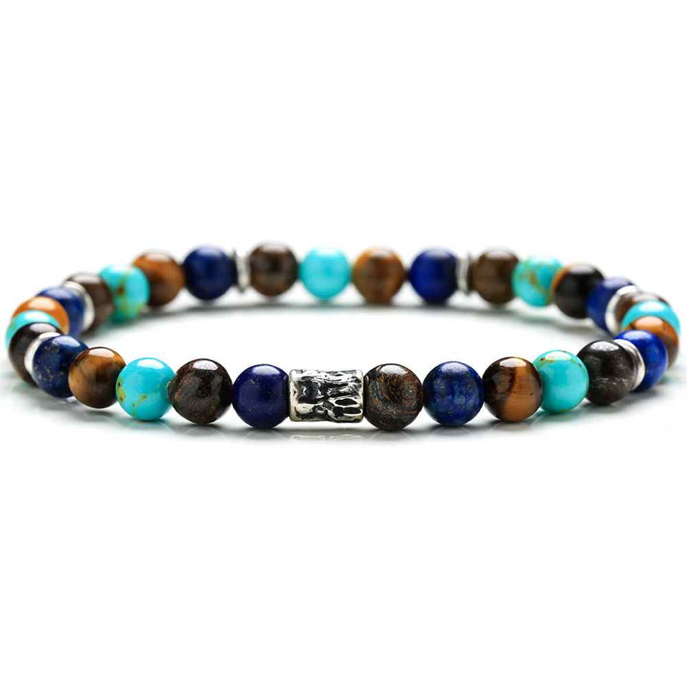 Bracciale Uomo in Argento Stone Rock Colored Gerba Gioielli