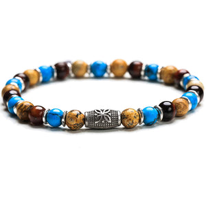 Bracciale Uomo in Argento Stone Sahara Gerba Gioielli