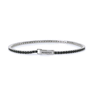 Bracciale Uomo in Argento Tennis Misura M Mabina Gioielli