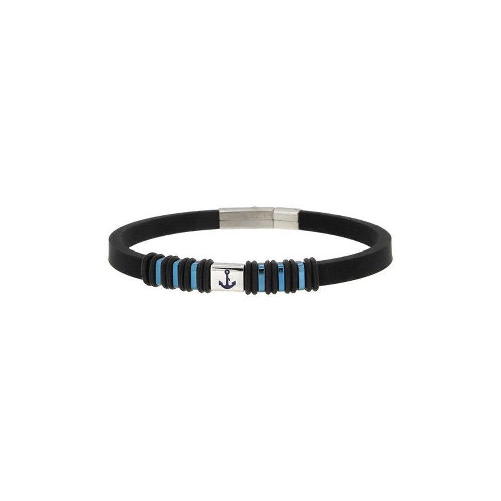 Bracciale Uomo in Gomma Ancora Zoppini      