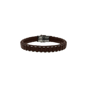 Bracciale Uomo in Pelle Marrone L2384_0011 - Zoppini   