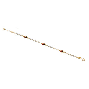 Bracciale con Coccinella Bambina Battesimo Oro 