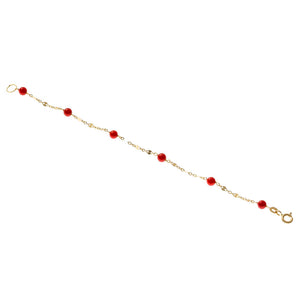 Bracciale con Corallo Battesimo Oro