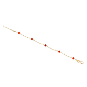 Bracciale con Corallo Battesimo Oro