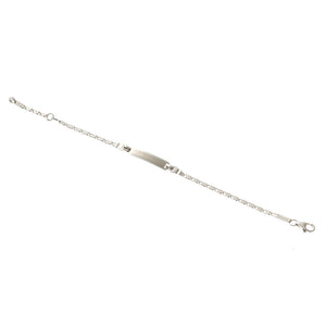 Bracciale con Targhetta Bambino Battesimo Oro 