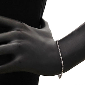 Bracciale in Oro Bianco Tennis con Diamanti Artlinea