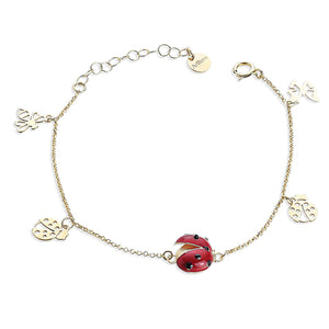 Bracciale in Oro Giallo Coccinella Spring Artlinea