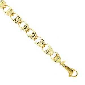 Bracciale Donna in Oro Giallo Diamantato