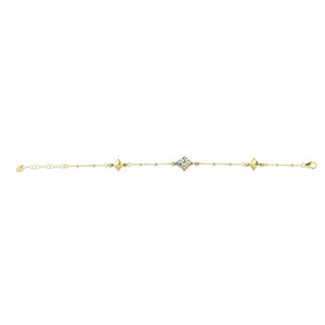 Bracciale in Oro Giallo e Bianco Glam Artlinea