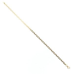 Bracciale Donna Alternato Oro Giallo