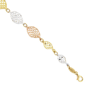 Bracciale Donna Oro Bianco e Giallo