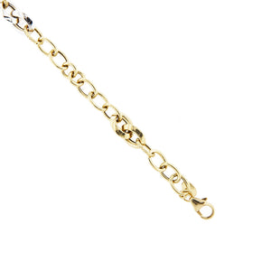 Bracciale Donna Oro Bianco e Giallo
