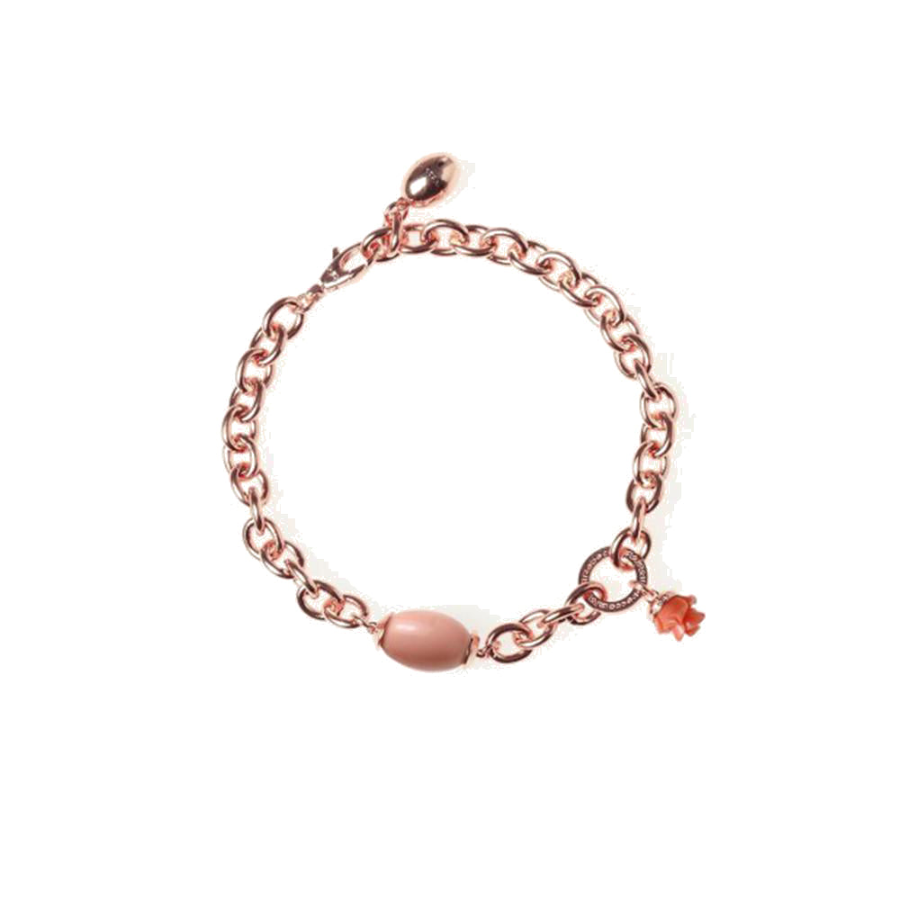 Bracciale Donna Mediterraneo Pasta di Corallo Rosa Rebecca Gioielli