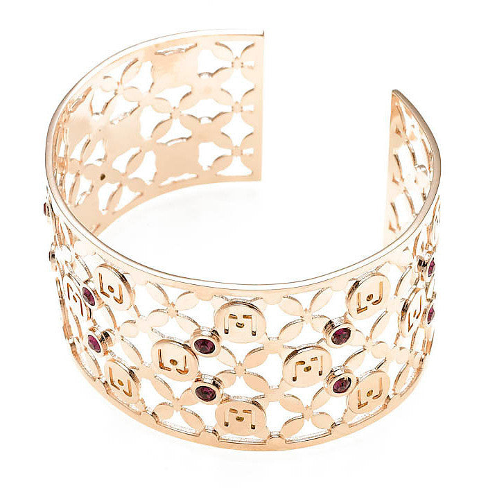 Bracciale Liu Jo Luxury Trama Rosa Donna Ottone LJ 741