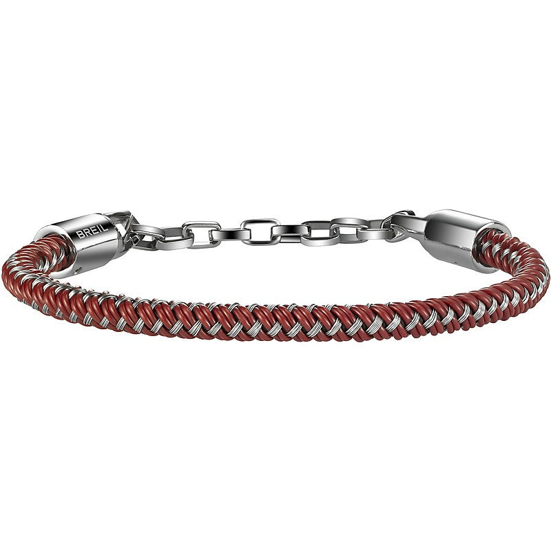 Bracciale Uomo Breil B Hook Acciaio Borgogna Tj 1526