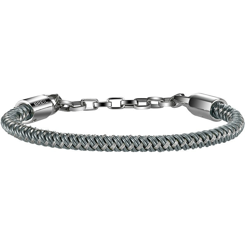 Bracciale Uomo Breil B Hook Acciaio Grigio Tj 1527
