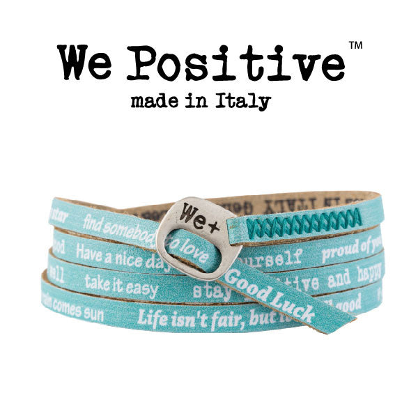 Bracciale We Positive Acquamarina Vintage Collection Pelle WP132