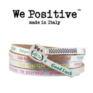 Bracciale We Positive Argento Vintage Collection Pelle WP102