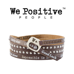 Bracciale We Positive Testa di Moro Collezione Holiday Pelle HD008