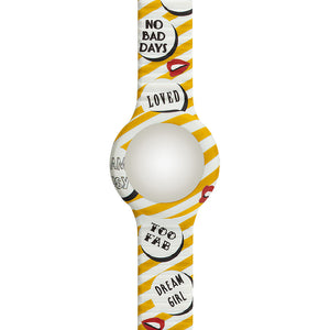 Cinturino Orologio Donna Freaky Giallo HBU0895 Hip Hop