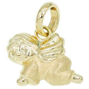 Ciondolo Angelo in Oro Giallo