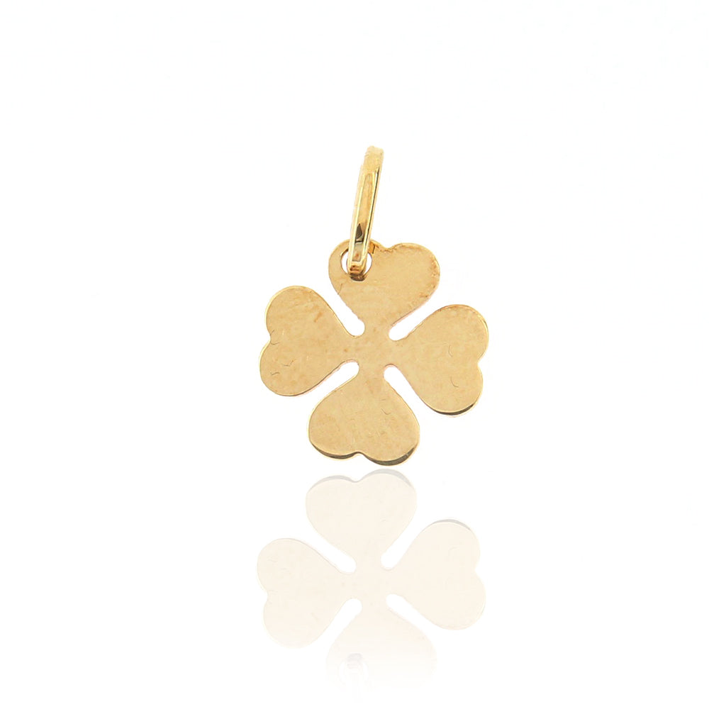 Orecchini A Quadrifoglio In Oro Giallo 14 Carati (585) Con Zirconi – Gioielli Eleganti Per Donna, 9x7mm, In Confezione Regalo