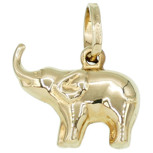 Ciondolo Elefante in Oro Giallo