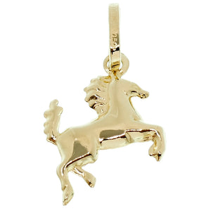 Ciondolo Unisex Cavallo in Oro Giallo