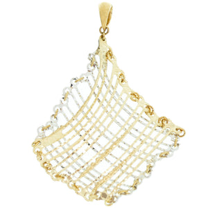 Ciondolo in Oro Bianco e Giallo