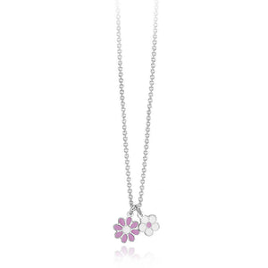 Collana Bambina Fiori in Argento Mabina Gioielli