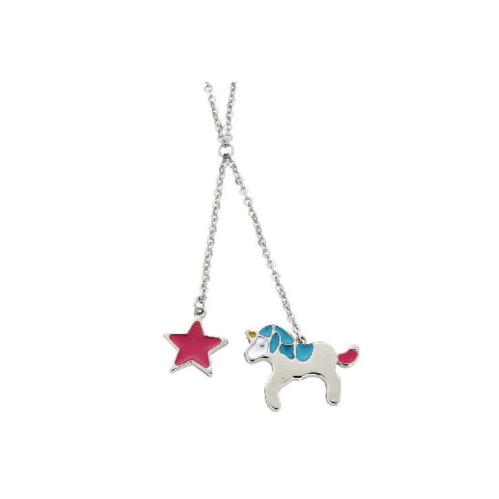 Collana Bambina Stella e Unicorno Q2373_021L - Zoppini   