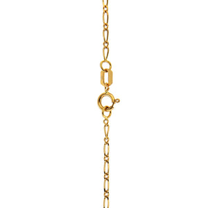 Collana Bambino in Oro Giallo Diamantato