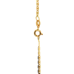 Collana Bambino in Oro Giallo Diamantato