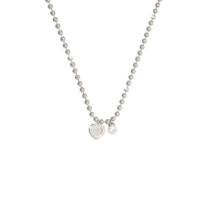 Collana Colore Bianco Hollywood BHOKBB52 - Rebecca Gioielli  