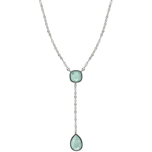Collana Donna Acciaio Allure con Swarovski Verde Acqua Nomination  