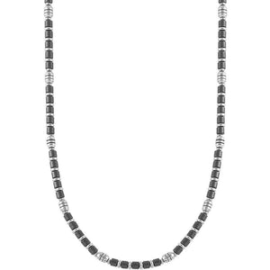 Collana Unisex Acciaio Ematite Grigio Nomination