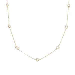 Collana Donna Acciaio Gold Cristalli Bianchi Liu Jo Luxury