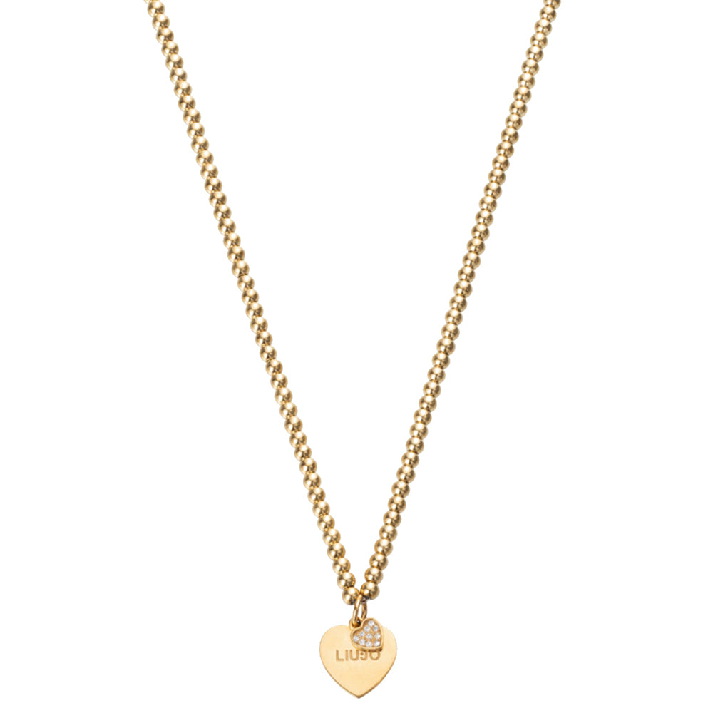 Collana Donna Acciaio Gold Cuore Liu Jo Luxury Gioielleria Amadori