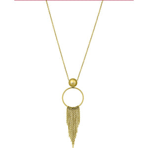 Collana Donna Acciaio Gold Giallo con Catena Rolò Liu Jo Luxury