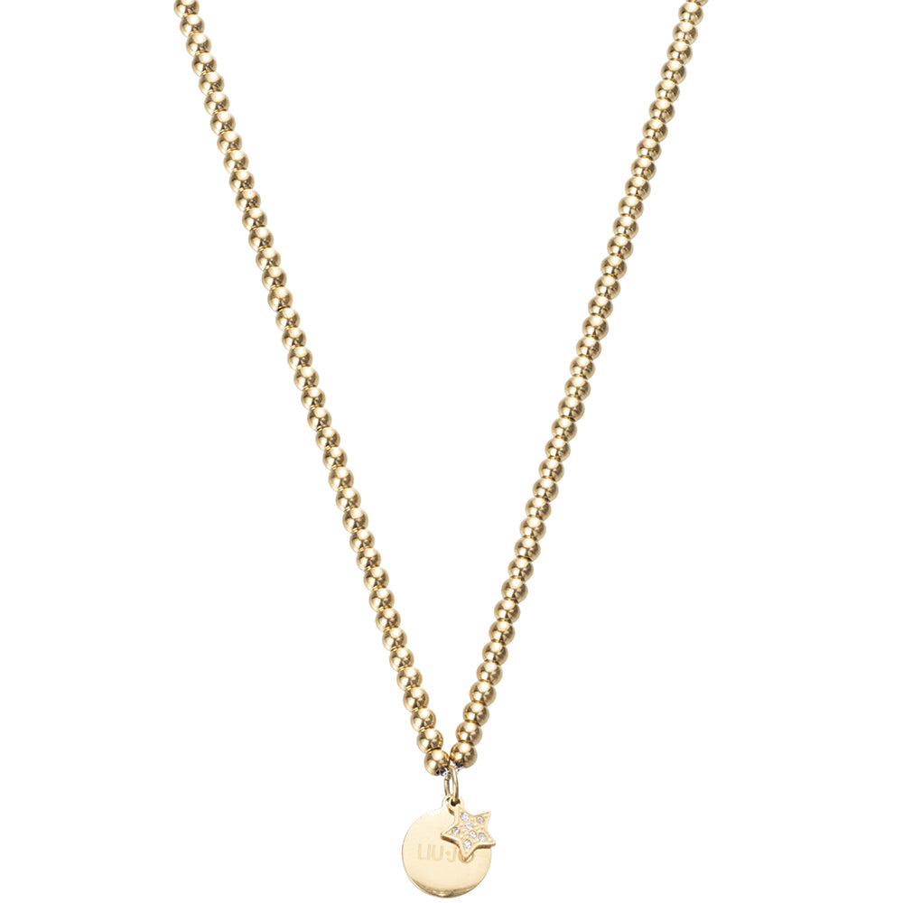 Breil, Collezione Moonlight, Collana Donna, Collana in Acciaio Lucido Bicolor con Cinque Sfere IP Gold e Cristalli Bianchi, Chiusura a Gancio, Lunghezza Regolabile 39-42 cm, Idea Regalo Donna Breil, Collezione Moonlight, Collana Donna, Collana in Acciaio Lucido Bicolor con Cinque Sfere IP Gold e Cristalli Bianchi, Chiusura a Gancio, Lunghezza Regolabile 39-42 cm, Idea Regalo Donna