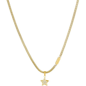 Collana Donna Acciaio Gold Stella con Cristalli Liu Jo Luxury