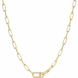 Collana Donna Acciaio Gold con Cristalli Liu Jo Luxury