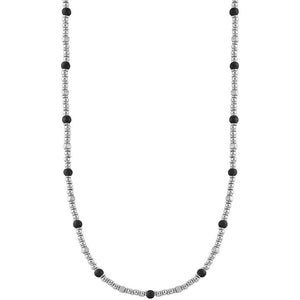 Collana Unisex Acciaio Instinct Onice Opaco Nomination