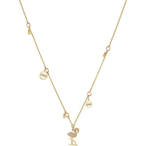 Collana Donna Acciaio Rose Fenicottero Liu Jo Luxury