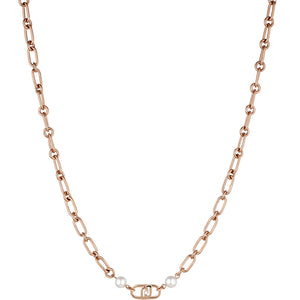 Collana Donna Acciaio Rose Icona con Perla Liu Jo Luxury