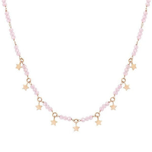 Collana Donna Acciaio Rose Mon Amour Crystal Stella Nomination