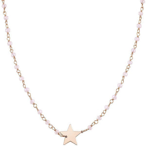 Collana Donna Acciaio Rose Stella con Cristalli Mon Amour Nomination